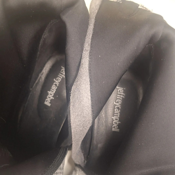 Jeffery Cambell Siren plaid side zip booties SZ 8 - Picture 10 of 11